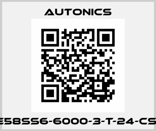 E58SS6-6000-3-T-24-CS  Autonics