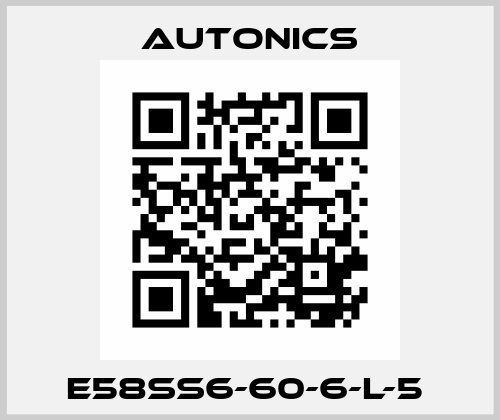 E58SS6-60-6-L-5  Autonics
