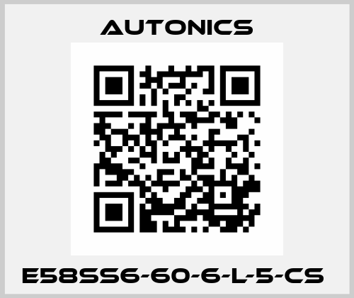 E58SS6-60-6-L-5-CS  Autonics