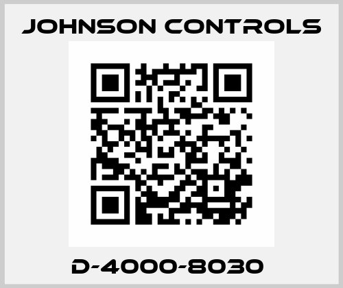 D-4000-8030  Johnson Controls