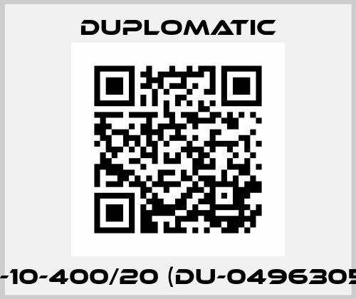 DDC4-10-400/20 (DU-0496305A05) Duplomatic