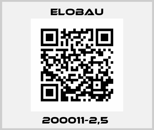 200011-2,5  Elobau