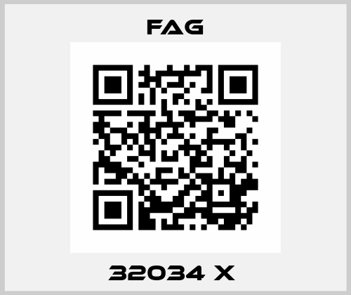 32034 X  Fag