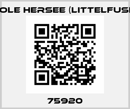 75920 COLE HERSEE (Littelfuse)