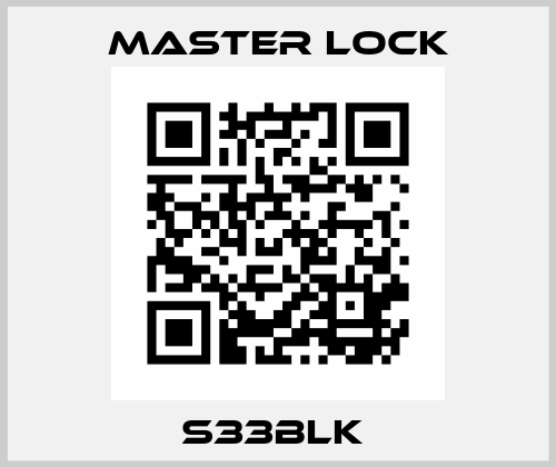 S33BLK  Master Lock