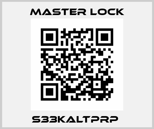 S33KALTPRP  Master Lock
