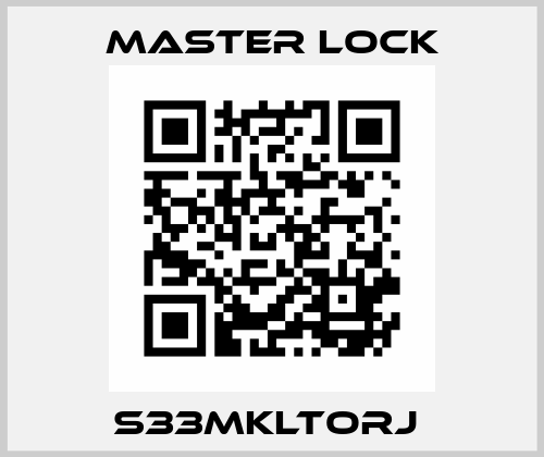 S33MKLTORJ  Master Lock