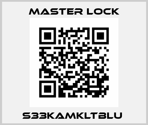 S33KAMKLTBLU  Master Lock