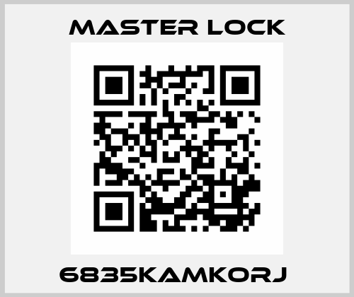 6835KAMKORJ  Master Lock