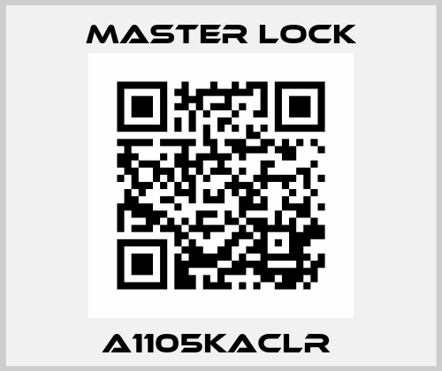 A1105KACLR  Master Lock