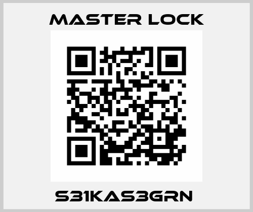 S31KAS3GRN  Master Lock