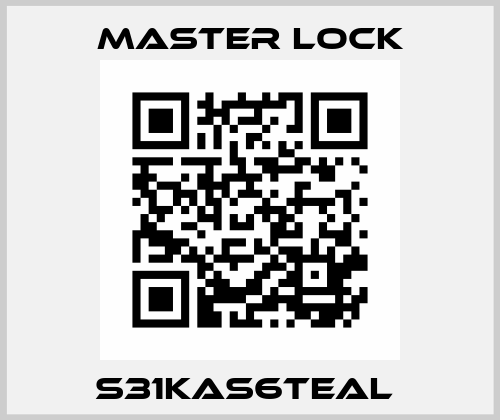 S31KAS6TEAL  Master Lock