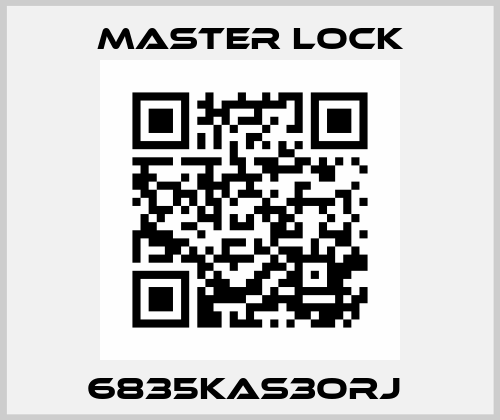 6835KAS3ORJ  Master Lock