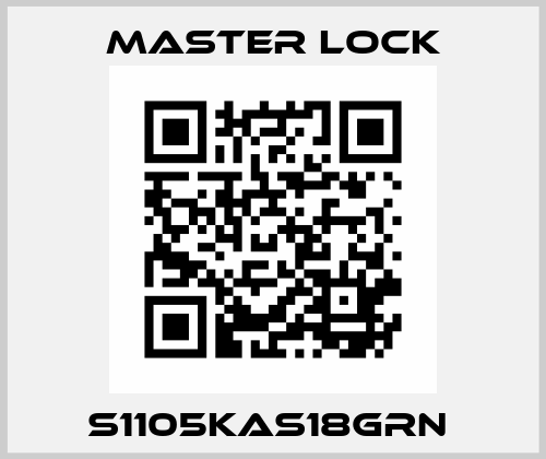 S1105KAS18GRN  Master Lock