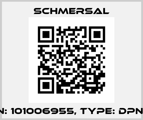 p/n: 101006955, Type: DPNGN Schmersal