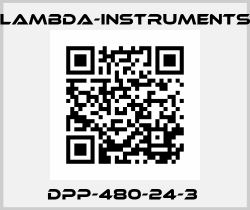 DPP-480-24-3  lambda-instruments