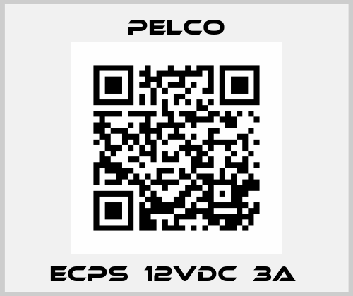 ECPS‐12VDC‐3A  Pelco
