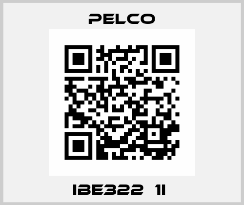 IBE322‐1I  Pelco