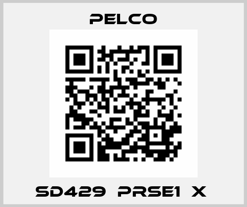 SD429‐PRSE1‐X  Pelco