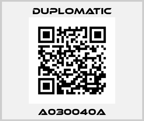 A030040A Duplomatic
