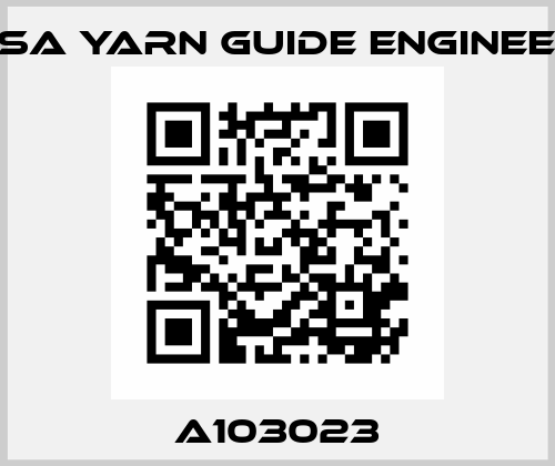 A103023 YUASA YARN GUIDE ENGINEERING