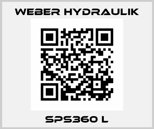 SPS360 L Weber Hydraulik
