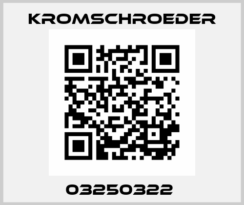 03250322  Kromschroeder