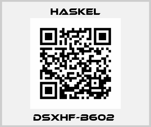 DSXHF-B602  Haskel
