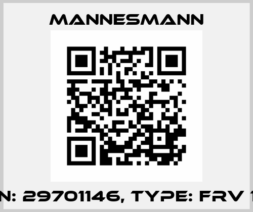 P/N: 29701146, Type: FRV 110 Mannesmann