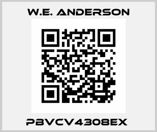 PBVCV4308EX  W.E. ANDERSON