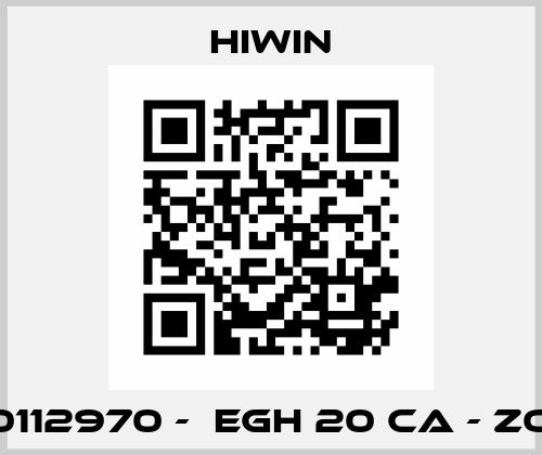 20112970 -  EGH 20 CA - ZOH Hiwin