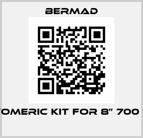 ELASTOMERIC KIT FOR 8’’ 700 VALVE  Bermad