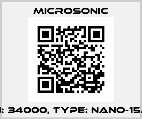 p/n: 34000, Type: nano-15/CD Microsonic