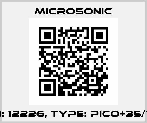 p/n: 12226, Type: pico+35/TF/I Microsonic