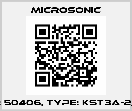 p/n: 50406, Type: KST3A-2/M8 Microsonic