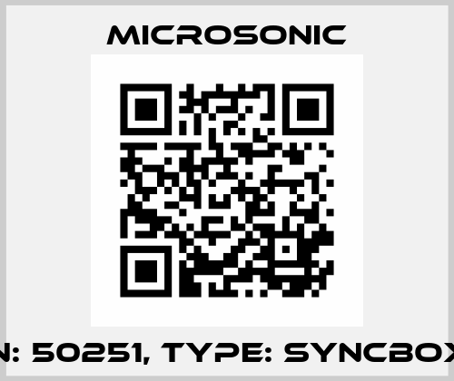 p/n: 50251, Type: SyncBox 2 Microsonic