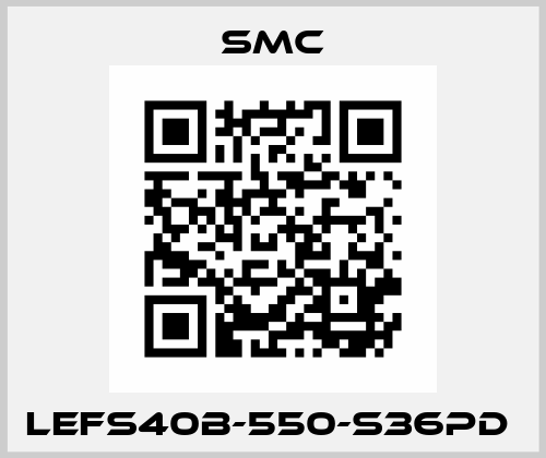 LEFS40B-550-S36PD  SMC