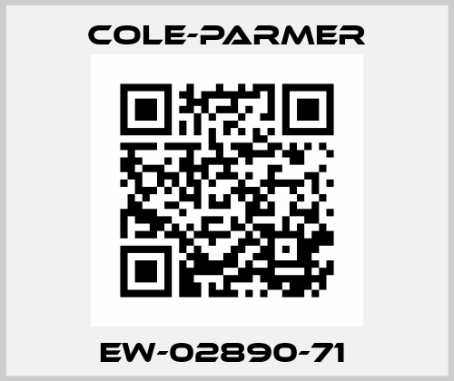 EW-02890-71  Cole Parmer