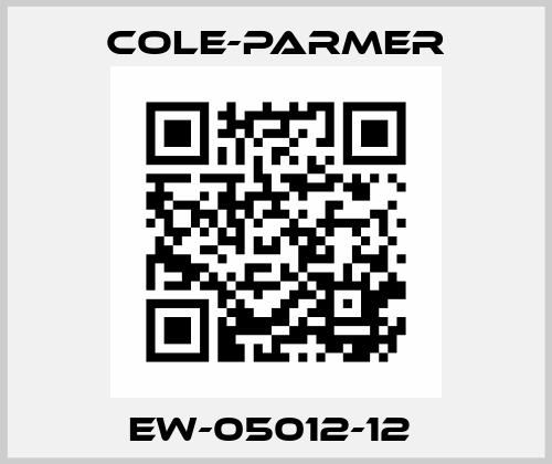 EW-05012-12  Cole-Parmer