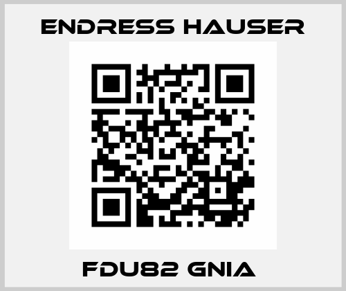 FDU82 GNIA  Endress Hauser