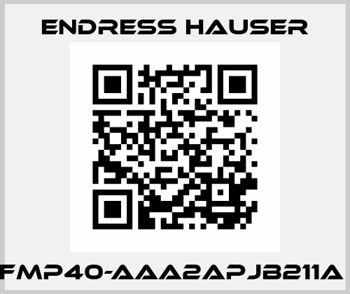 FMP40-AAA2APJB211A  Endress Hauser