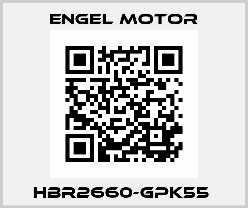 HBR2660-GPK55  Engel Motor