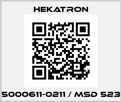 5000611-0211 / MSD 523 Hekatron