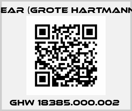 GHW 18385.000.002  Grote Hartmann