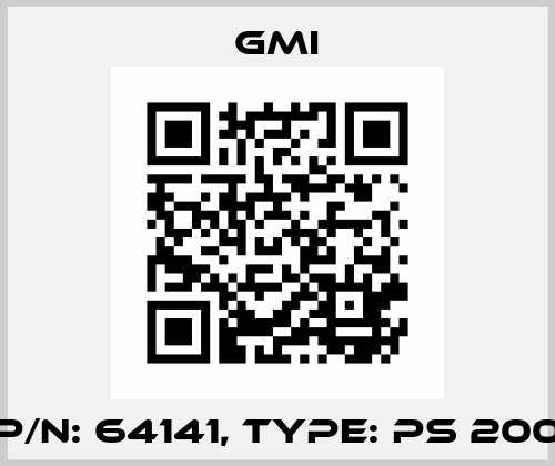 P/N: 64141, Type: PS 200 Gmi