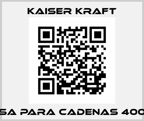 GRASA PARA CADENAS 400 ML.  Kaiser Kraft