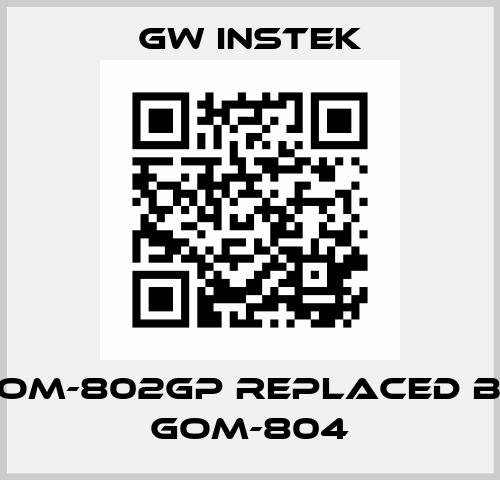 GOM-802GP replaced by GOM-804 GW Instek