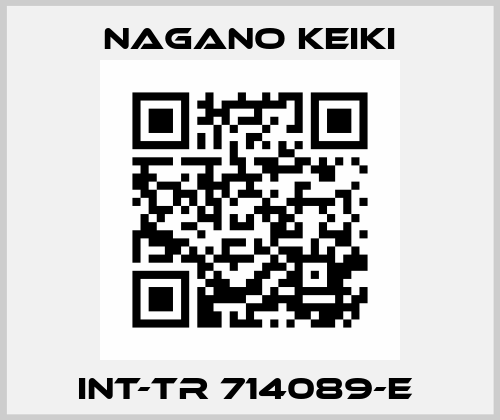 INT-TR 714089-E  NAGANO KEIKI