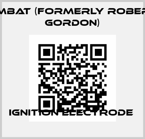 ignition electrode  Combat (formerly Roberts Gordon)