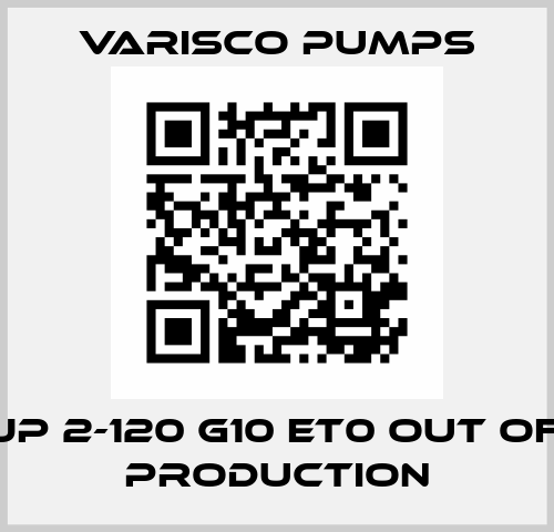 JP 2-120 G10 ET0 out of production Varisco pumps
